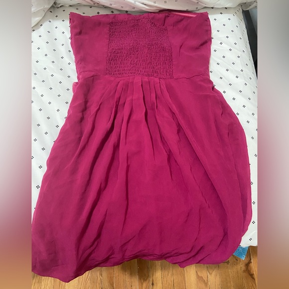 Lucy & Co. Pink Strapless Mini Dress Size: Medium - Picture 2 of 3